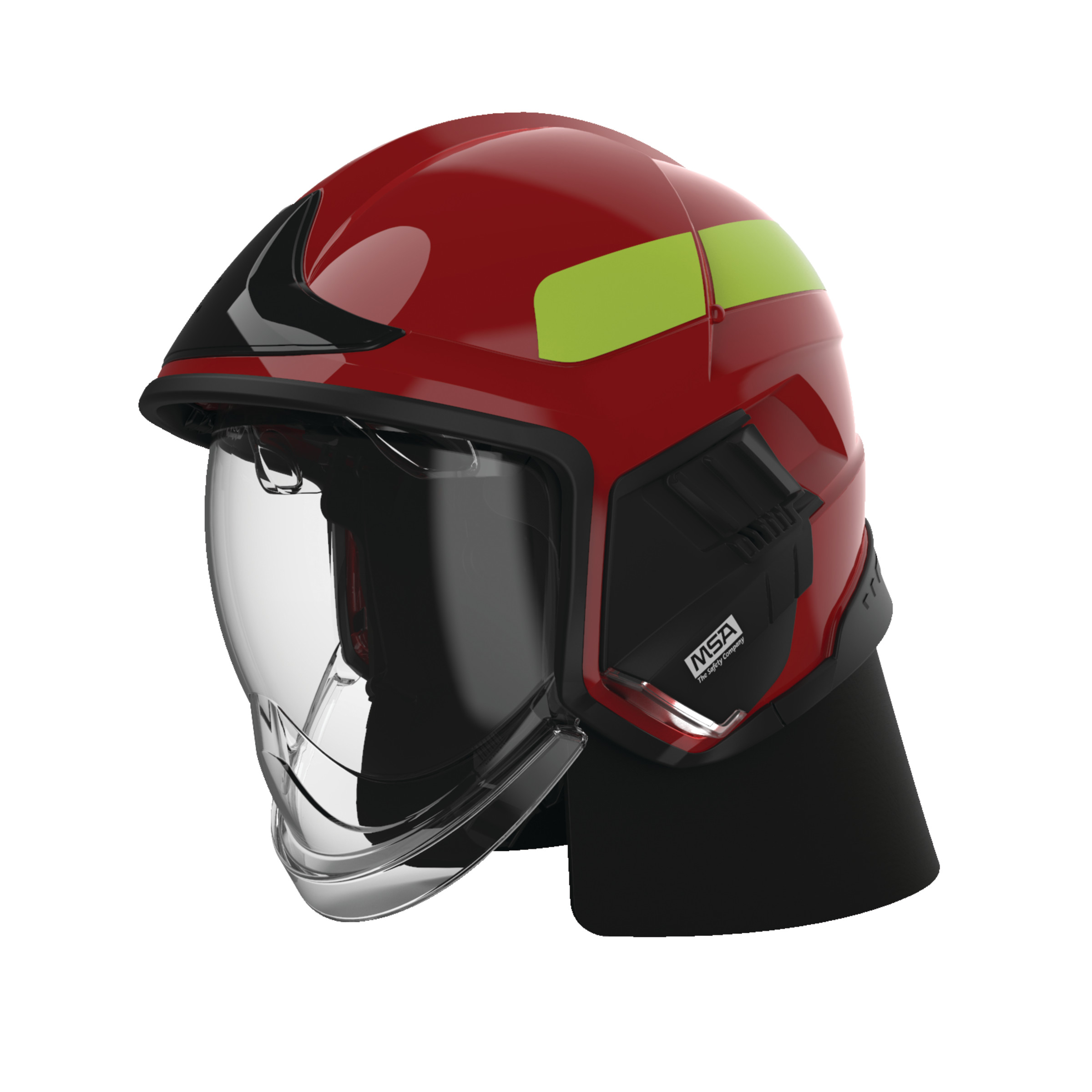 Cairns XF1 Fire Helmet, Large, Red